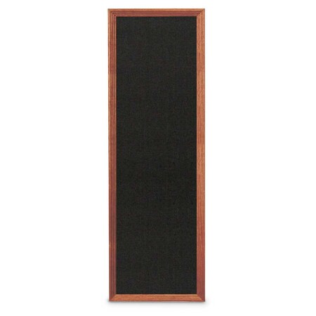 United Visual Products Slim Style Indoor Enclosed Corkboard, 24 UVRDS23SBH-WHITE-COBACC